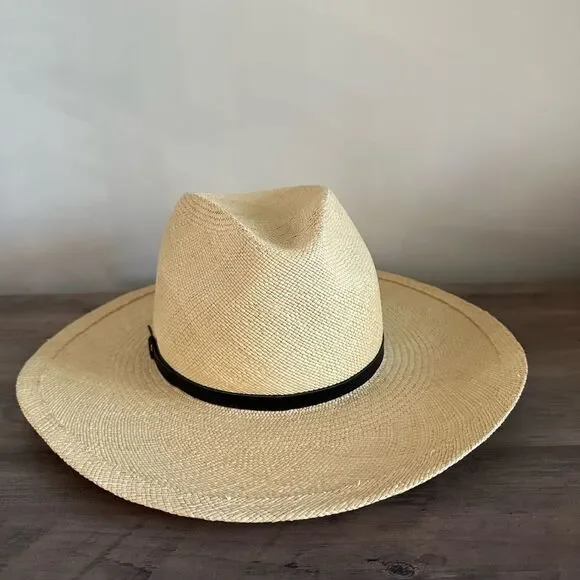 Hatattack- Panamá with Black leather band - new with tag - Picture 1 of 4